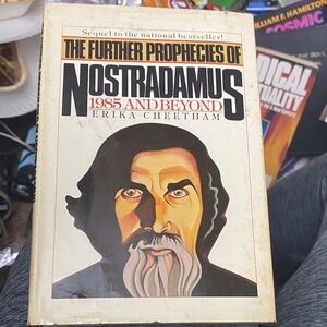 The Further Prophecies of Nostradamus by Erika Cheetham - Cream Cover